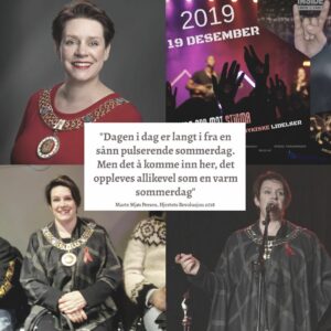 Ordfører Marte Mjøs Persen åpner Hjertets Revolusjon konserten 2019
